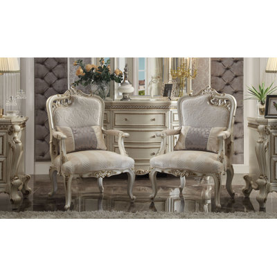 Picardy 27" Right Facing Leaf Chair W/Pillow by Rosdorf Park