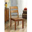 Solid Wood Kitchen Set Of 2Pc Dining Chairs Panel Back Chairs Dining Room