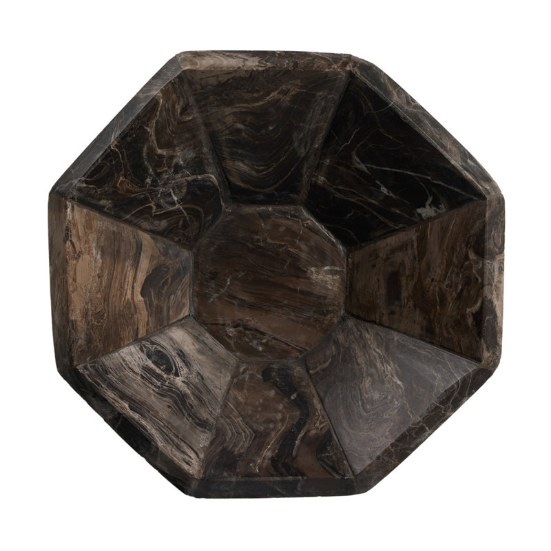 Kasa Bowl-Rocky Brown Marble