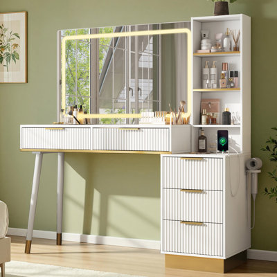 Dressing Table with Mirror