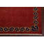 Tapis rouge rétro traditionnel 4 x 7