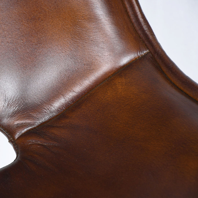 Brisben Upholstered Stool with Metal Frame