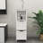 Bathroom Floor Cabinet With 2 Drawers And 1 Storage Shelf,Freestanding Wood Storage Organizer Cabinet-White
