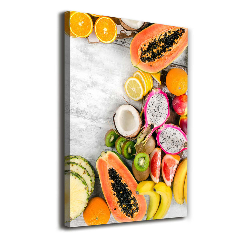 Fruits - Wrapped Canvas Print