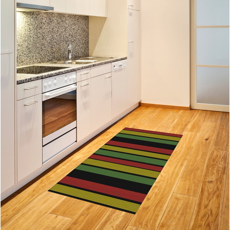 Jamaican High Density Long Fiber Poly Threads Decorative Area Rug Carpet, Rectangle 2'7" x 5'