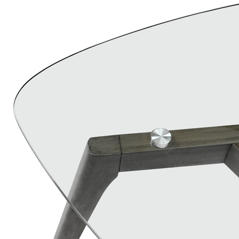 Table basse à 3 pieds, gris