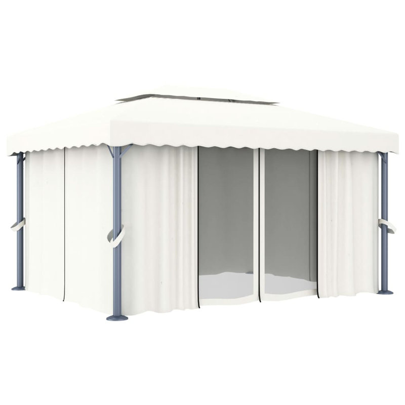 Otterson 3m x 3m Metal Patio Gazebo, White