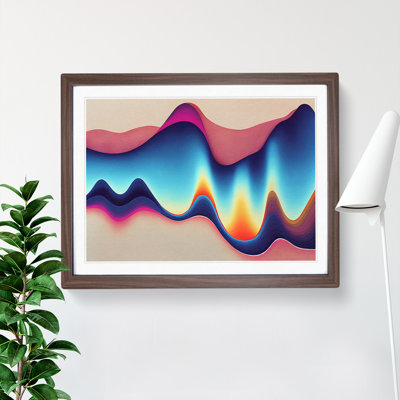 Abstract Soundwave Vol.1 - Framed Print