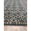Gray Hand-Knotted Wool Trellis Starburst Geometric Modern Contemporary Carpet Rug-589310395