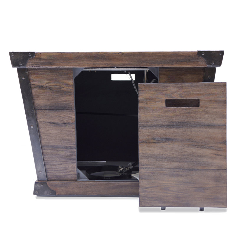 Square Brown Fire Pit