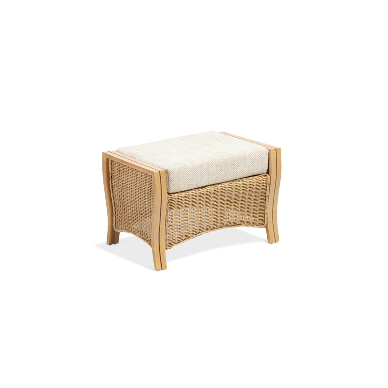 67cm Wide Solid Colour Footstool Ottoman
