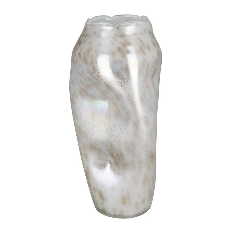 Boase Off-White 37.5" Glass Table Vase