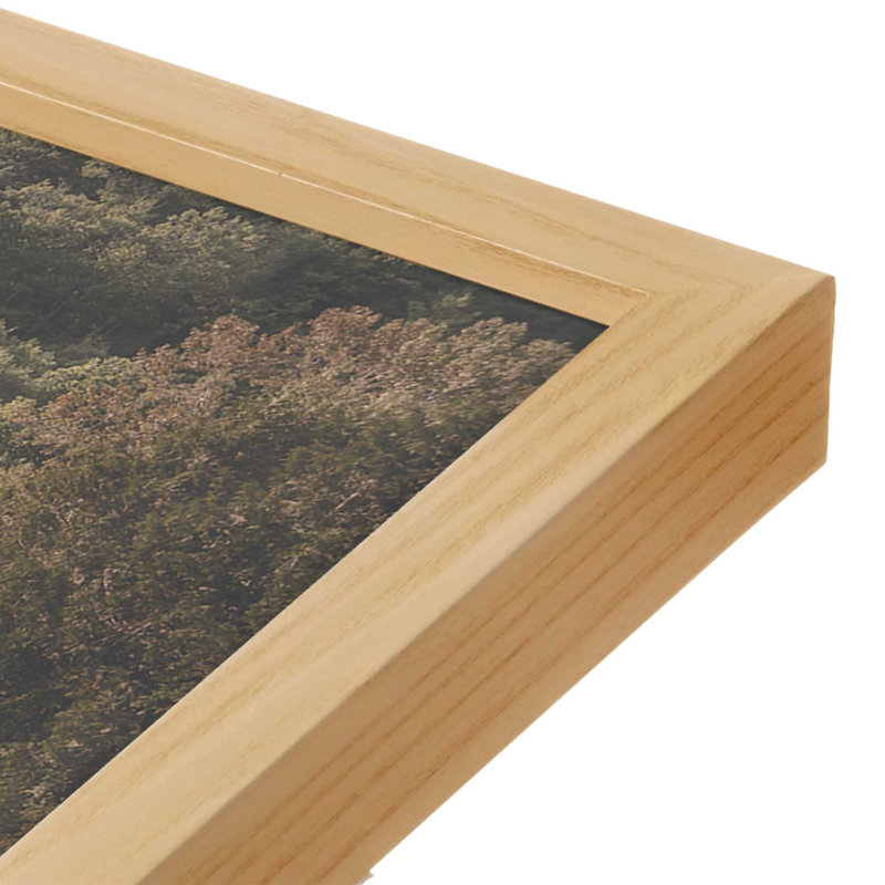 «Cabin at the Lake» par Martin Podt, reproduction d'art, L 18 po x H 12 po, Tanné, Impression encadrée