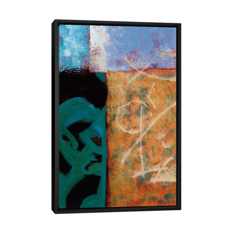 «Water's Edge», reproduction d'impression sur toile tendue, H 26 po x l 18 po x P 1,5 po, Toile avec cadre noir, Pas de tapis