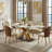 Quatrell Side Chair in Brown/Cream