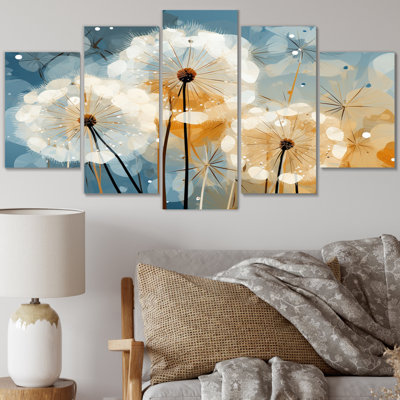 Dandelion Natures Sunbursts I Cities & Countries Wall Decor on Metal