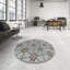 Tapis gris tissé à la machine-796193458