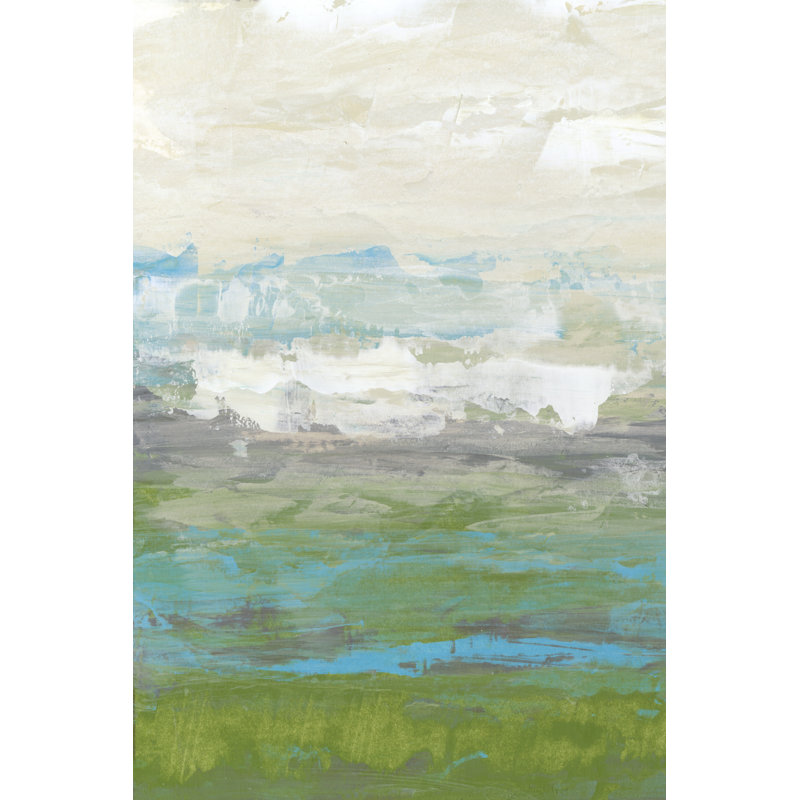 Heather Seas I by Jennifer Goldberger - Wrapped Canvas Painting, 46cm H x 30cm W