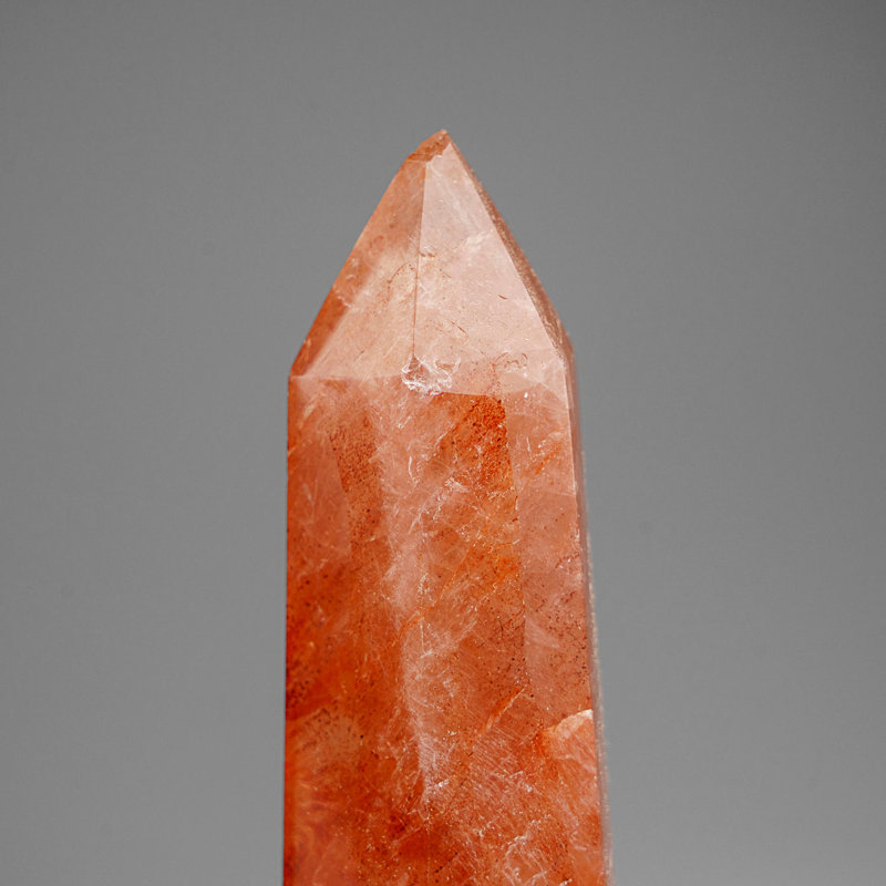 Genuine Polished Strawberry Quartz Point (.9 Lbs)