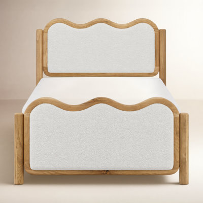 Shirleen Oak Platform Bed