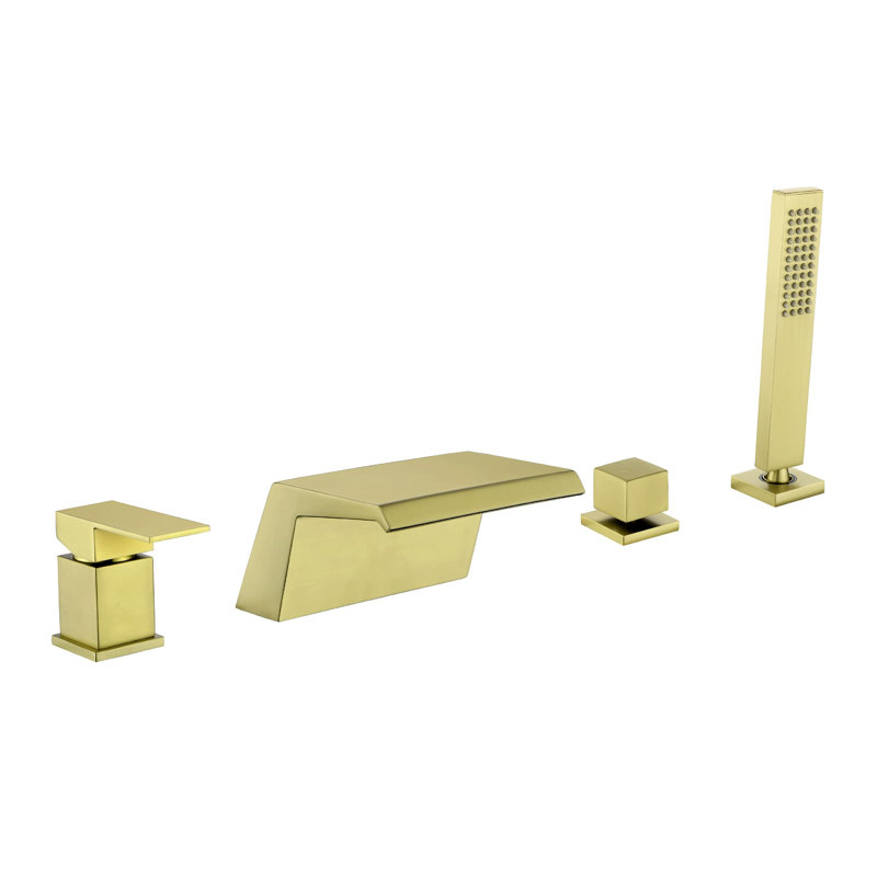1 Handle Deck Waterfall Faucet with Diverter