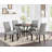 Dining Room Furniture Natural Wooden Round Dining Table 1Pc Dining Table Only Nailheads And Storage Shelve