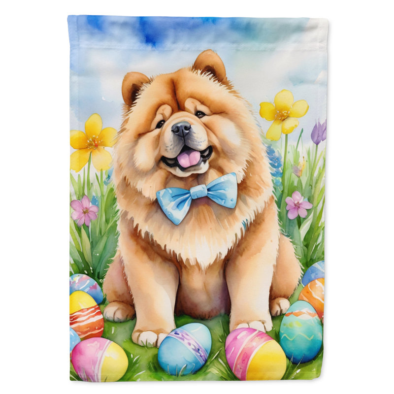 Easter Egg Hunt Double Sided 40'' H x 28'' W Polyester Easter House Flag