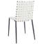 Chaise d'appoint rembourrée en cuir Brett-301507475-301507472