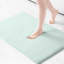 Tapis de bain 20 po x 30 po pour salle de bain à la guimauve, doux au toucher, à séchage rapide et absorbant, microfibre à poils longs, envers en latex antidérapant, tapis lavable à la machine, sec et résilient-1210456937