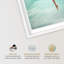 Oliver Gal Aquatic Ballerina I Pastel - Diamond Dust Shadowbox Framed Wall Art-546614494-546614492