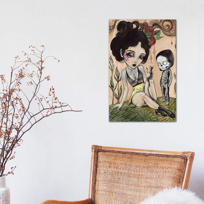 Frankie by Sandi Calistro - Wrapped Canvas Print