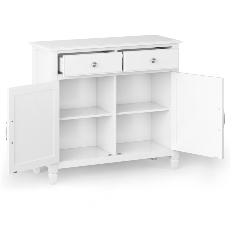 Armoire de rangement en bois Connaught, White