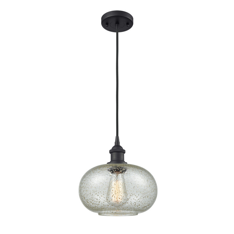 Bethlehem 1 - Light Single Pendant, No Bulb Included, Mica, Oil Rubbed Bronze