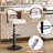 Modern Heavy Duty Swivel Bar Stools with Backrest – Adjustable Height Counter PU Leather Chairs with Footrest, 550lbs Capacity, Non-Slip Base, 360° Rotation for Kitchen Island, Home Bar, Coffee Shop-2088163884-2092009701