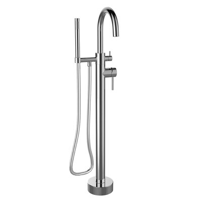 Floor Tub Spout with Diverter