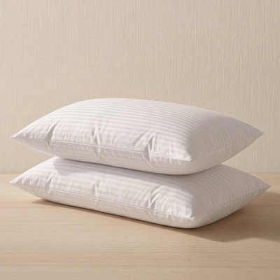Windsor Queen Size Bed Pillows (Set Of 2), Soft Down Alternative Microfiber Hotel Pillows