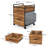 Artee Adjustable L-Shaped Executive Desk