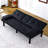 PVC Leather Convertible Futon Sofa Bed-1187448364