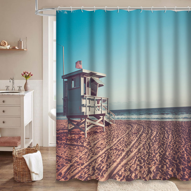 Rideau de douche California Coast, L 72 po x l 72 po