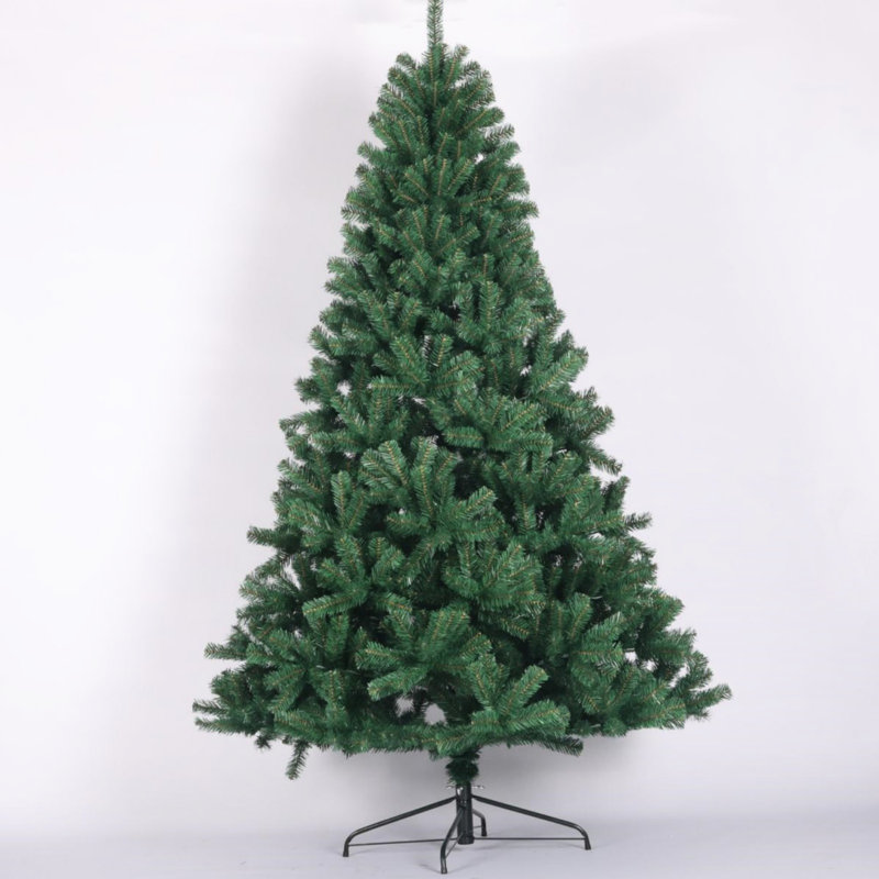 Arbre de Noël artificiel 8 pi, 1680 pointes, support en métal pliable, branche en matériau, design tendance