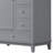 Bathroom Vanity With Sink And Drawers,   Freestanding Vanity Cabinet With Ceramic Top And Storage Shelves, MDF And Solid Wood Base, Modern Sink Cabinet For Small Bathrooms-719755671-719755665