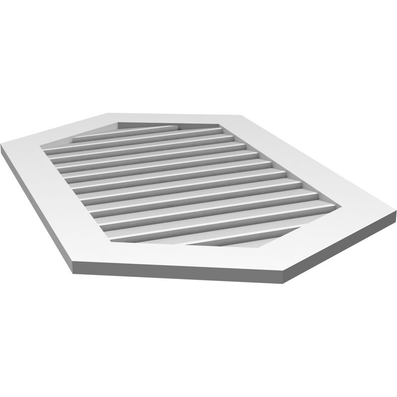 Pente verticale verticale en uréthane 6 pi, 42" H x 26" W x 1" D