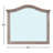 Ballwin Solid Wood Scalloped Mirror