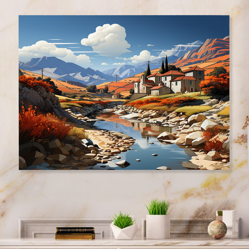 - Impressions murales en métal paysage, H 12 po x l 20 po x P 1 po