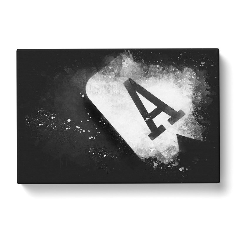 The Ace of Spades - Wrapped Canvas, 35cm H x 50cm W x 3cm D
