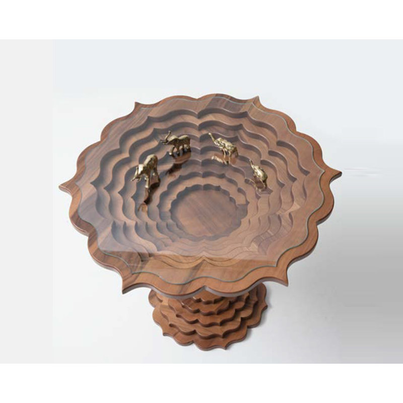 Table de bout en verre