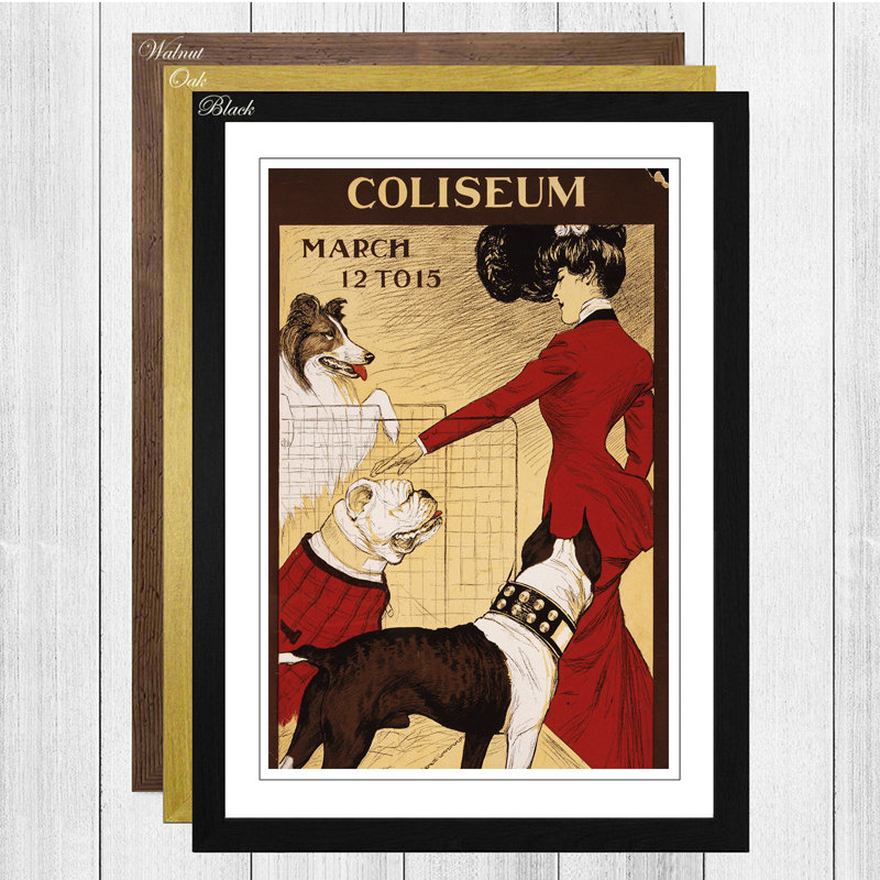 Single Picture Frame Print, Black