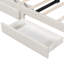 Lit de jour extensible simple TG avec très grand lit avec tiroirs de rangement à DEL, beige, solide et rembourré en pin massif-1886022196