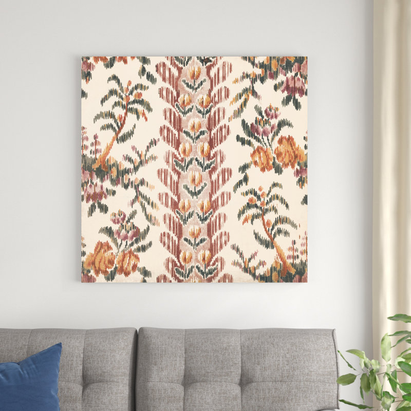 Motif de point de flamme IV, H 36 po x l 36 po