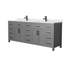 Meuble-lavabo double autoportant 84 po avec plateau en marbre Beckett-52605371-52605370-61131903